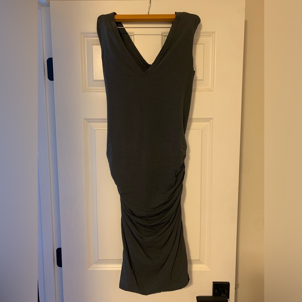 James Perse Ruched Bodycon Dress